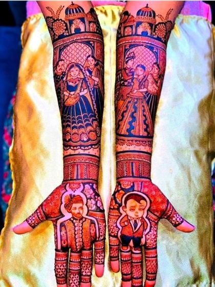Kanha Mehandi - Bridal Mehndi Custom Storytelling & Portrait Mehndi photo 37