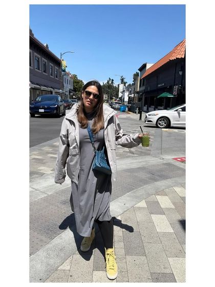 A casual street style look from California. This shows my more laid back, comfortable style, proving that fashion can be effortless and chic.