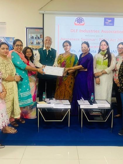 A moment of recognition after the POSH seminar. Empowering employees with knowledge is a collective effort, and I am grateful for these opportunities.