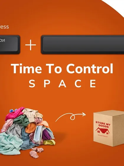 Time to control your space. With my service, you can Ctrl+X your clutter and Ctrl+V it into a secure storage box.