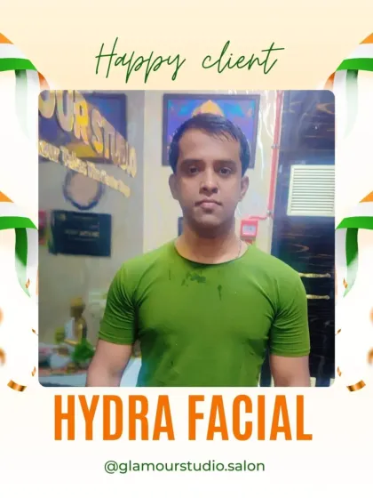 This client is looking fit and fresh-faced after his Hydra Facial.