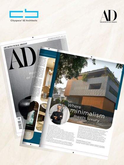 We were thrilled to have our founder, Ar. Sumit Dhawan, featured in Architectural Digest India. The feature delves into his design philosophy, where minimalism transforms into timeless luxury.