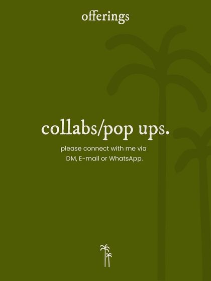 Let's create a memorable food experience together. Whether it's a pop-up at your venue or a brand collaboration, I bring my family's recipes and a passion for great food to every project.