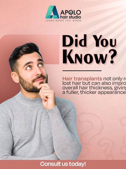 A hair transplant doesn't just restore lost hair. It can also improve the overall thickness and density of your hair, giving you a much fuller and healthier appearance than before.