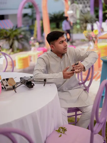 This is me in my element. At any event, my focus is on piloting the drone to get that perfect shot. If I can't bring my drone, I'm not coming.