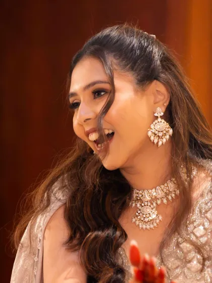 That uninhibited laugh is what it's all about. My makeup is designed to be life-proof, staying fresh and flawless through every smile, tear, and dance, so you can live in the moment without a single worry.