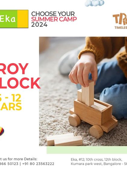 Ninety minutes of gadget-free, creative construction. Our Troy Block sessions encourage free play and imagination, letting children build anything they can dream of.