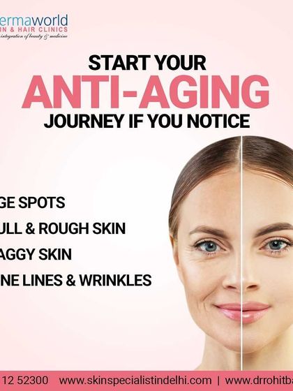 If you are noticing age spots, dull or rough skin, sagging, and fine lines, it's time to start your anti-aging journey. We offer treatments that can help you manage these signs and maintain a youthful appearance.