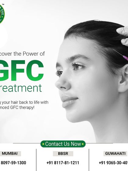 GFC therapy is designed to bring your hair back to life. It is an advanced, non-surgical treatment that revitalizes your scalp and hair follicles, leading to visibly stronger and healthier hair.