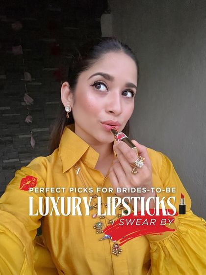 A good lipstick is a bridal essential. Here are some of my most trusted luxury lipstick recommendations that I swear by for their beautiful color, comfortable wear, and long-lasting finish, perfect for your big day.