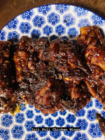 This is what happens when tradition meets a modern craving. My Inji Puli Chicken Wings are drenched in a sweet, sour, and spicy ginger-tamarind sauce. The result is a perfectly balanced, unforgettable dish that shows just how versatile my pantry staples can be.