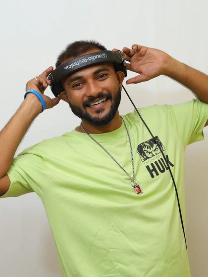 A simple, happy portrait. The caption says it all: "Be a Good Human, everyone is trying to be an artist." This is a core philosophy for me.