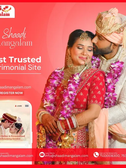 Our reputation as a most trusted matrimonial site is built on a foundation of successful matches and happy families. We are committed to providing a secure and reliable platform for your partner search.