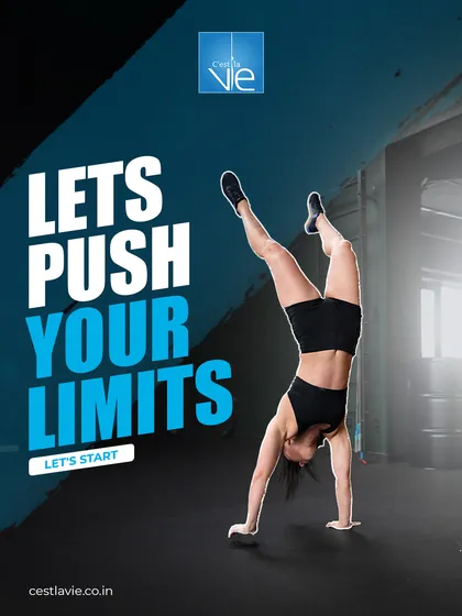 We help you push your limits and discover what your body is capable of. This member demonstrates incredible core strength and balance with a handstand, a testament to the results of dedicated calisthenics and bodyweight training.