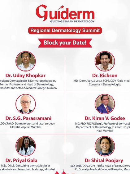 I was invited as a speaker and panelist for the Guiderm summit. These regional meetings are crucial for disseminating the latest clinical knowledge to a broad audience of dermatologists.
