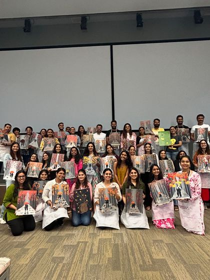 Paint Bar - Corporate Events & Team Building Classic Office Sip & Paint photo 6