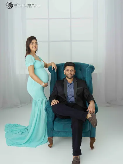 A portrait of partnership and anticipation. I love creating compositions that show both the mother's glow and the couple's shared excitement for the journey ahead.
