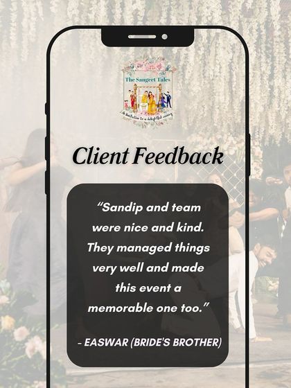 The Sangeet Tales - Wedding Event Planning & Entertainment Words From Our Families photo 16