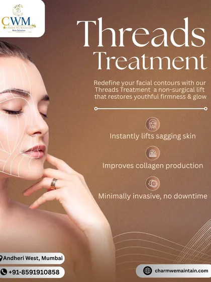 Thread lifts offer an immediate lift to sagging skin while also boosting long-term collagen production. This is a minimally invasive procedure with no downtime, perfect for redefining facial contours and restoring firmness.