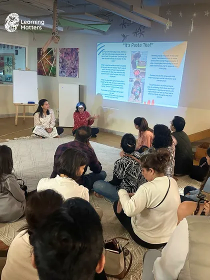 Our Parent Orientations are interactive experiences. Before children join, parents step into the classroom to engage with our Reggio-inspired invitations, gaining a deep, personal understanding of our play-based pedagogy.