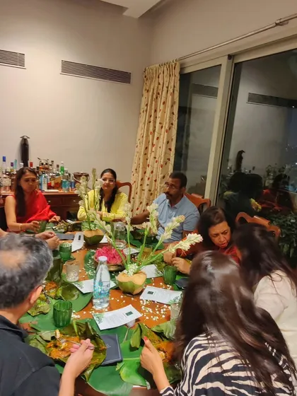 A curated dining experience hosted at a client's home. It’s a wonderful way to celebrate a special occasion with an intimate group of friends and family, without any of the hassle.