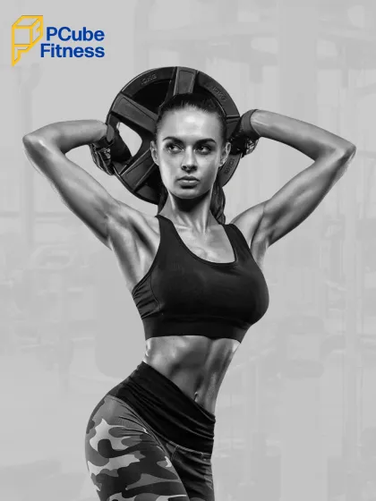 Strength that speaks for itself. This powerful image captures the definition and tone achieved through dedicated weight training.