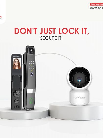 Don't just lock it, secure it. My booth at the expo featured my complete security ecosystem, including smart locks and 360-degree smart cameras that work together for total protection.