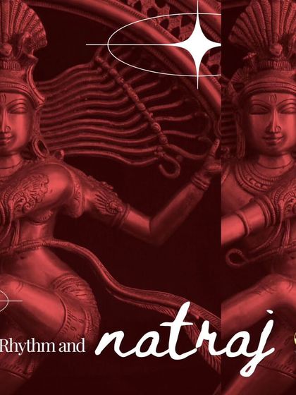 The symbolism of Nataraja, or the dancing Shiva. As the supreme performer, Nataraja represents the cosmic cycles of creation and destruction and the perfect balance that yogis strive to achieve.
