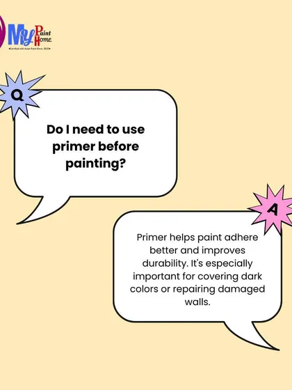 A common question I get is about using primer. I always recommend it because it helps the paint adhere properly and improves the durability of the final finish, saving you money in the long run.