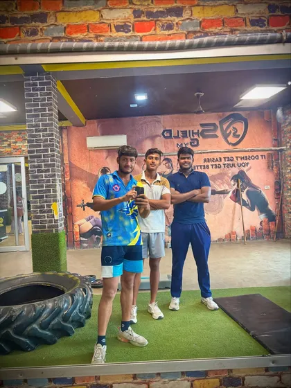 A mirror selfie from our players during a gym session. They know that the work they put in here will pay off on the cricket ground.