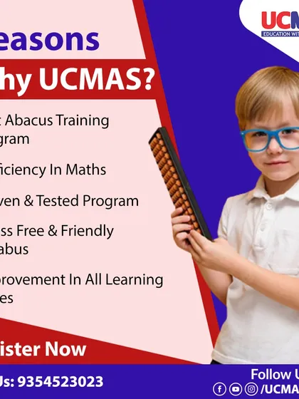 There are many reasons to choose UCMAS. We offer the best abacus training program with a proven and tested, stress-free syllabus that guarantees proficiency in math and improvement in all learning styles.