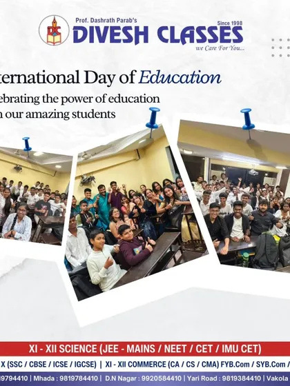 On the International Day of Education, we celebrate our amazing students. These photos capture the vibrant and energetic atmosphere of our classrooms, where we empower the next generation of commerce professionals.
