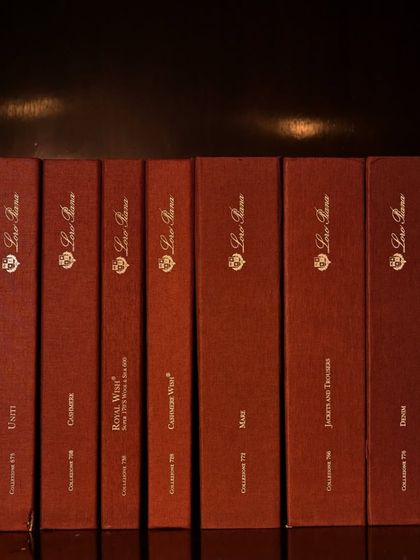 Our collection includes an extensive range from Loro Piana, an Italian mill famous for its exquisite wool and cashmere fabrics.