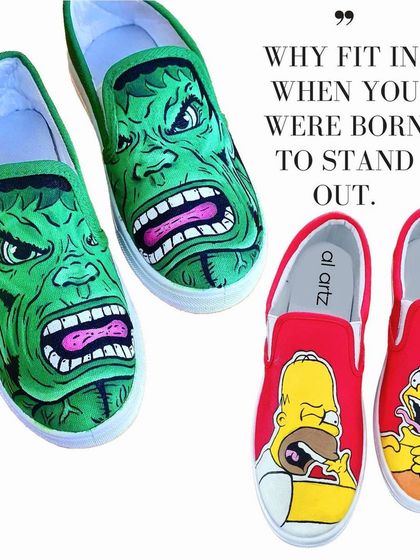 Al Artz - Custom Hand-Painted Wearables & Goods Personalized Sneakers & Footwear photo 6
