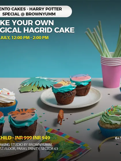 Make your own magical Hagrid cake! This Harry Potter-themed bento cake workshop is a super fun and tasty activity for young fans aged 6 and up.