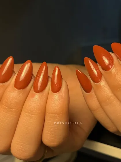 The full look of this simple yet stunning manicure. Sometimes all you need is the perfect color and shape.