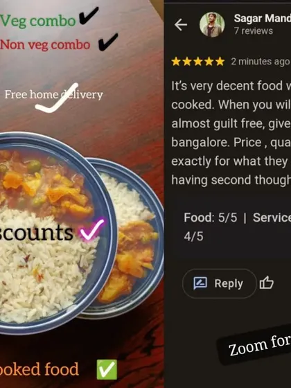 This review says it all. My goal is to serve you food that’s so good and light, it feels almost guilt-free. This is what keeps me going. Big thanks to my customers for all the love.