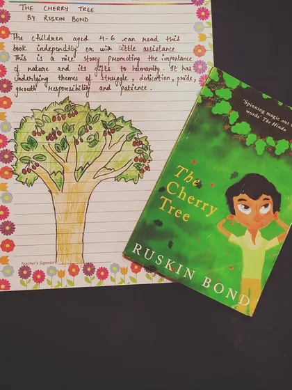 A wonderful book review of 'The Cherry Tree' by Ruskin Bond. We encourage children to connect with stories on a deeper level and express their thoughts in writing.