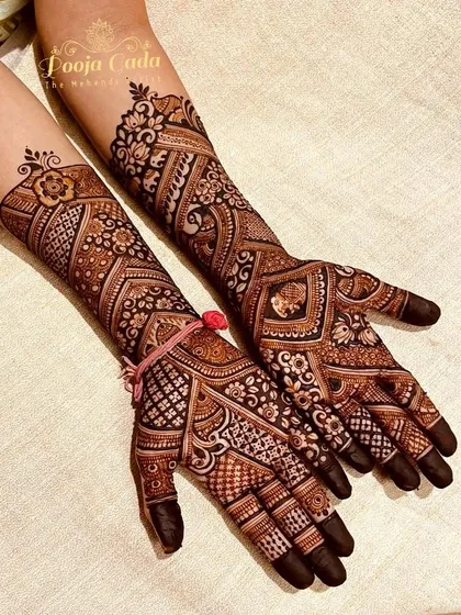 I had the pleasure of creating this intricate Indian design for a friend visiting from Dubai. The pattern is filled with detailed floral work, geometric grids, and traditional motifs.