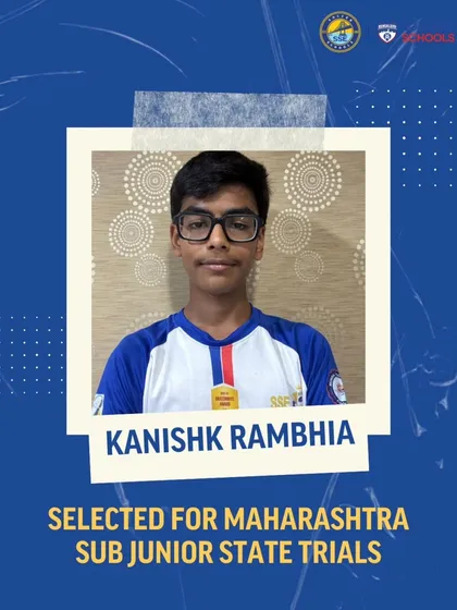 Kanishk Rambhia also earned his place at the Maharashtra Sub-Junior state trials through his performance and dedication. We are proud to see our players advance to the state level.