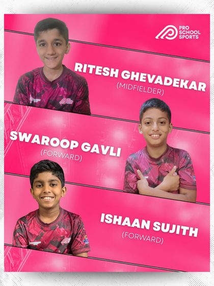 Meet the midfielders and forwards of our Under-12 DPDL squad.