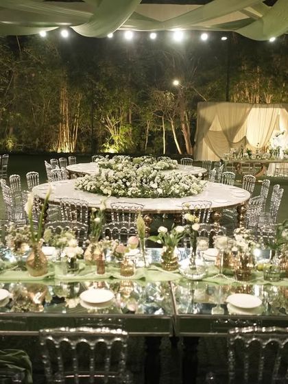 Sneha & Shahil - Wedding Decor and Production The Guest Journey: Entrances, Lounges & Dining photo 33