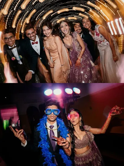A wedding is a celebration, and the Sangeet is the ultimate party. These photos capture the high-energy fun and candid joy of guests on the dance floor, showing that I plan not just beautiful events, but also incredibly fun ones.