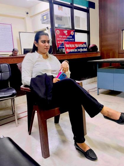 Back in action at the police station. Ensuring due process is followed is a critical part of my work.