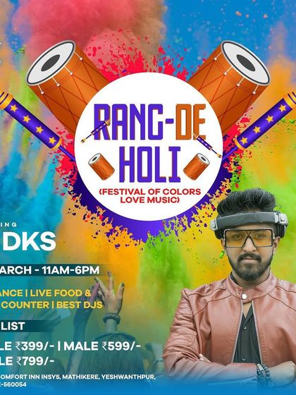 Darshan K Shetty - Festival & Large-Scale Event DJ Holi Festival Madness photo 4