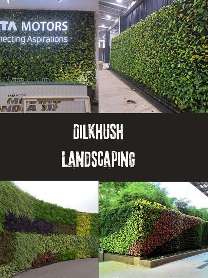 A duplicate image showing our corporate vertical garden projects. We work with major brands like Tata Motors to integrate sustainable and visually impressive green features into their facilities.