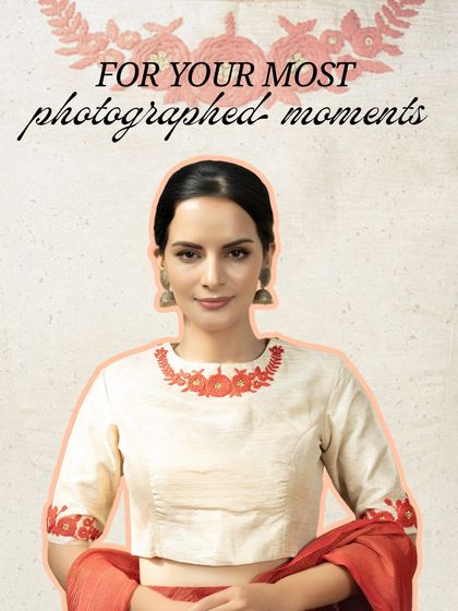 My mood is somewhere between a modern woman and her grandmother’s traditions. This hand-embroidered blouse is for your most photographed moments, designed to be timeless.