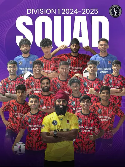 Presenting our Division 1 squad for the 2024-2025 season. United in our signature red and black jerseys, this team is a blend of determination, skill, and brotherhood, ready to take on any challenge.