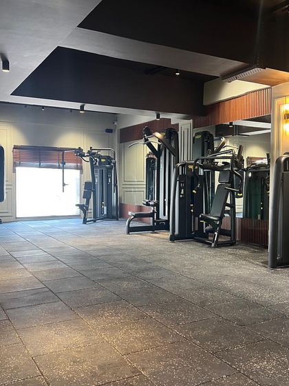 The layout of our gym is designed for an efficient and effective workout, with ample space and a wide range of equipment.
