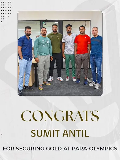 Working with champions like Sumit Antil is an honor. Helping him secure a Paralympic gold medal with a new Games record is a testament to how a dedicated, scientific nutrition plan can fuel world-class performance.